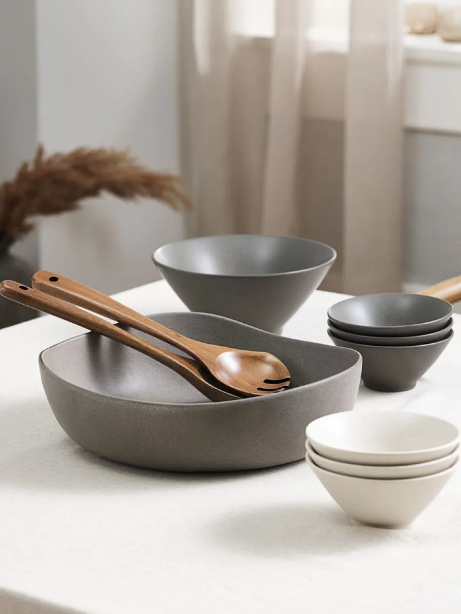 Online KRESTIANCubiertos para ensalada KRESTIAN L30cm madera Accesorios De Cocina