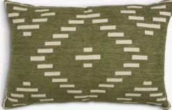 Online KROKUSCojín KROKUS 40x60 chenilla verde/beis Cojines