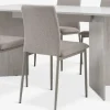 Online KRONDAL + BRANDEMesa KRONDAL L180 travertino + 4 sillas BRANDE beis Mesas De Comedor|Conjuntos De Comedor