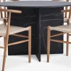 Best KRONDAL + GUDERUPMesa KRONDAL Ø110 mármol + 4 sillas GUDERUP roble/natural Mesas De Comedor|Conjuntos De Comedor