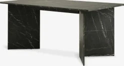Sale KRONDALMesa de comedor KRONDAL 90x180 color mármol negro Mesas De Comedor