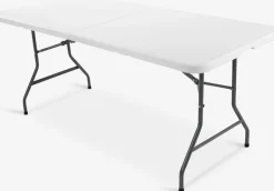 Discount KULESKOGMesa plegable KULESKOG A75xL180 blanco Mesas De Camping|Mesas De Jardín