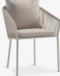 Clearance KUMLA + GILJAMesa KUMLA L200 + 4 sillas GILJA beis Conjuntos Mesa Y Sillas De Jardín