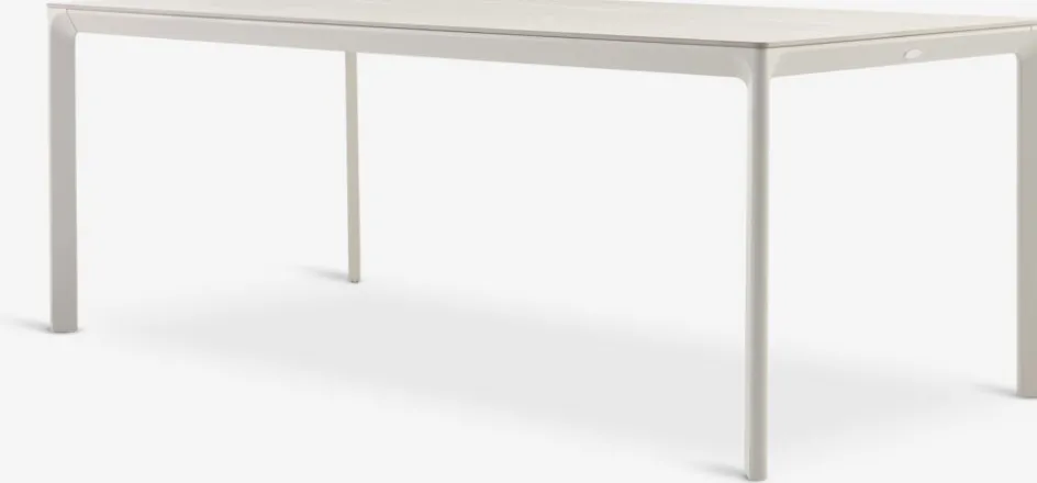Hot KUMLA + LOMMAMesa KUMLA L200 + 4 sillas LOMMA beis Conjuntos Mesa Y Sillas De Jardín