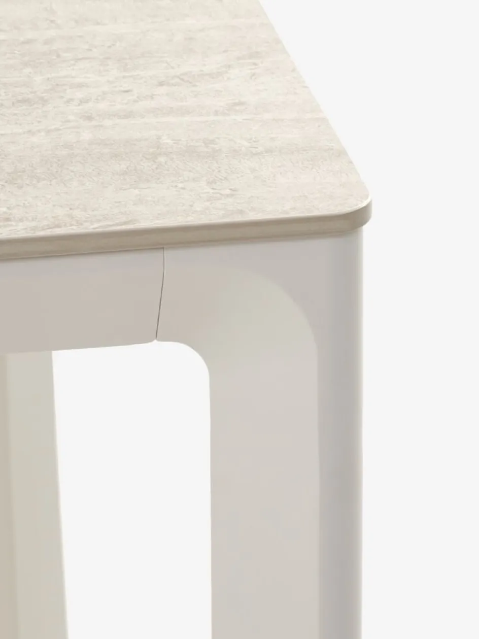 Sale KUMLA + TAGMARKMesa KUMLA L150 + 4 sillas TAGMARK beis Conjuntos Mesa Y Sillas De Jardín