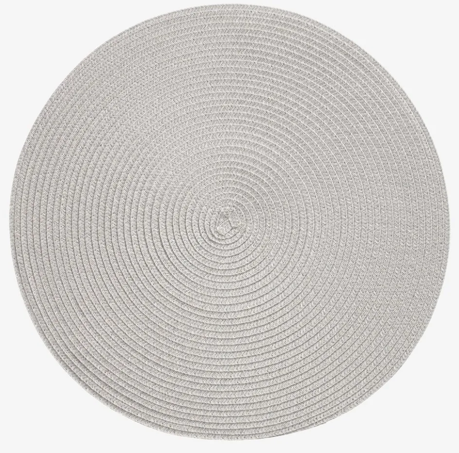 Online KUNGSMYNTAMantel individual KUNGSMYNTA Ø38 gris plateado Manteles Individuales