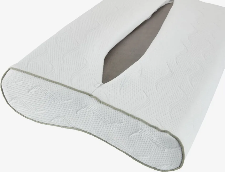 Online KYRKJAGOLDAlmohada cervical viscoelástica 40x60x11/9 KYRKJA Almohadas De Espuma Viscoelástica
