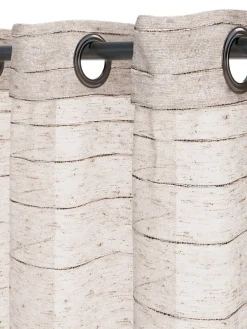 Online LANGELANDCortina LANGELAND 1x140x300 aspecto lino beis Cortinas Traslúcidas