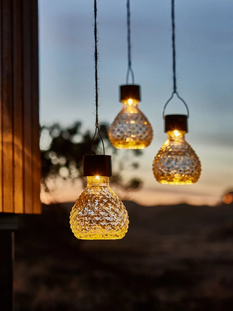 New LAPPSPURVLámpara solar LAPPSPURV Ø9xA13cm transparente Iluminación Solar
