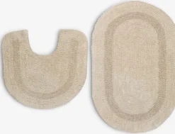Outlet LERDALABASICJuego de alfombrillas de baño LERDALA 2 unidades beis Alfombras De Baño