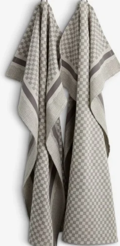 Clearance LIMURTPaño de cocina LIMURT 50x70 gris 2 unidades Paños De Cocina