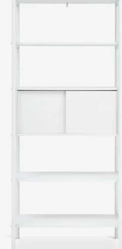 Clearance LINDVEDEstantería LINDVED 6 estantes 2 puertas blanco Estanterias Y Librerías|Estanterias Y Librerías