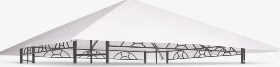 Clearance LOFOTENTecho para cenador LOFOTEN A3xL3m blanco Cenadores Y Pérgolas