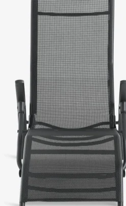 LOMMATumbona plegable LOMMA A63xL130 negro Muebles De Jardín|Tumbonas
