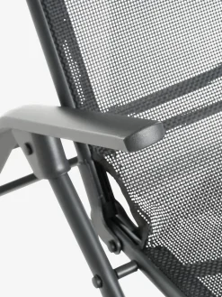 LOMMATumbona plegable LOMMA A63xL130 negro Muebles De Jardín|Tumbonas