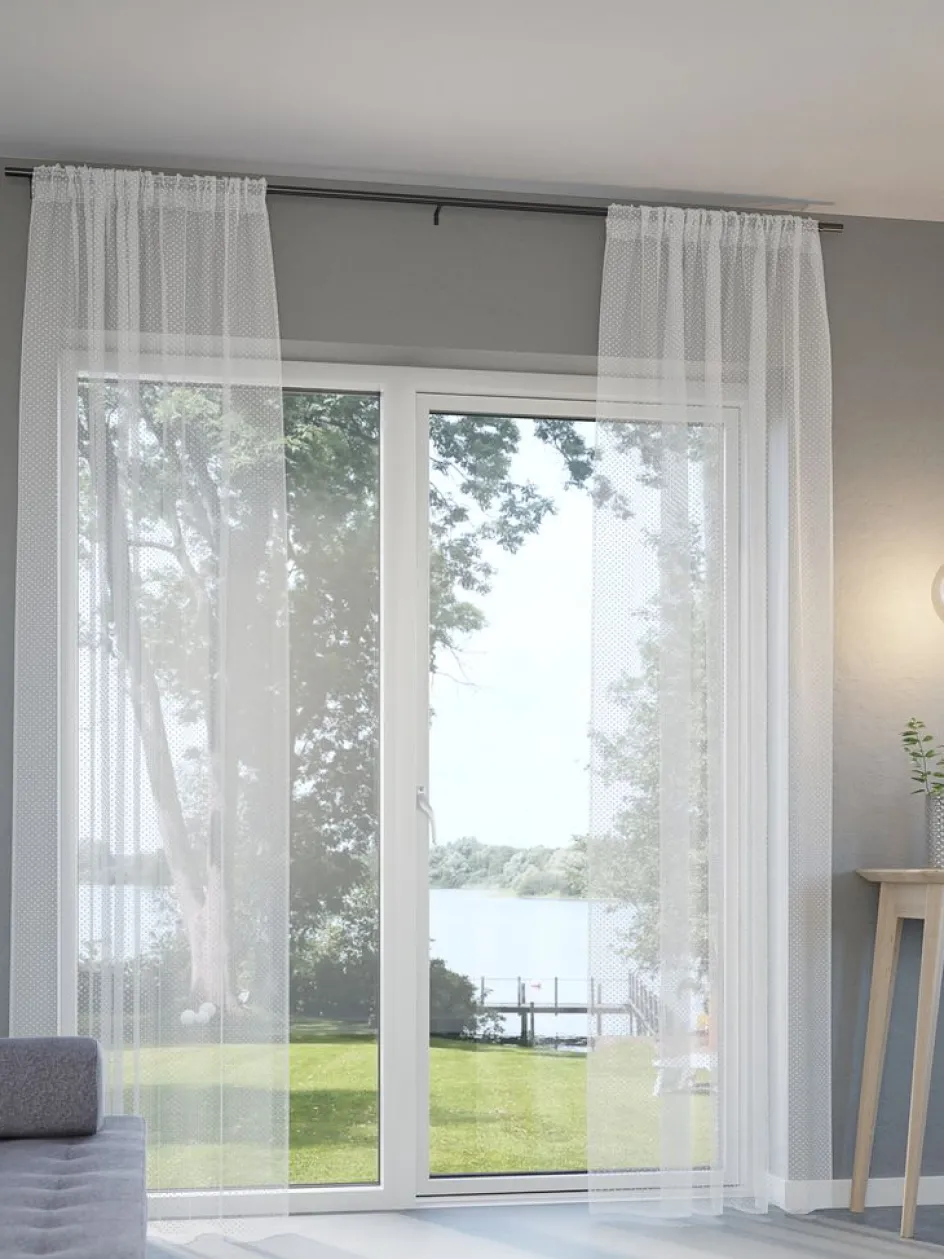 Clearance LYACortina LYA 1x140x300 blanco Gasa