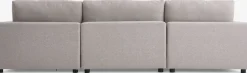 Clearance LYBYSofá modular LYBY 5 plazas final abierto tela arena 2 Plazas|3 Plazas