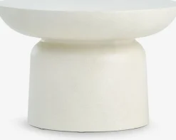 Discount LYDUMMesa de centro LYDUM Ø60 fibrocemento beis Mesas De Centro|Mesas Auxiliares