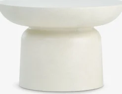 Discount LYDUMMesa de centro LYDUM Ø60 fibrocemento beis Mesas De Centro|Mesas Auxiliares