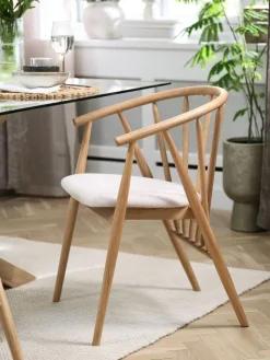 Clearance LYKSBORGSilla de comedor LYKSBORG /tela blanco crudo Sillas De Comedor