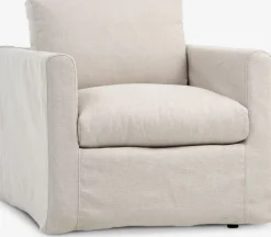 Online LYNGAASillón LYNGAA funda extraíble tela beis Sillones