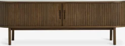 New LYNGVIGMueble TV LYNGVIG 160cm 2 puertas persiana Muebles De TV