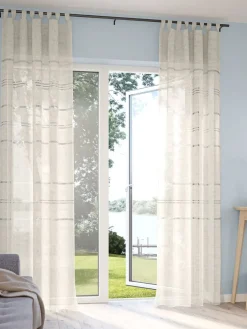 Hot LYRCortina LYR 1x140x300 lino Cortinas Traslúcidas