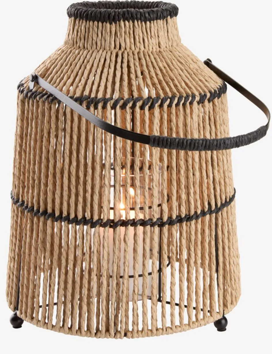Hot MAALTHEFarol MAALTHE Ø27xA35cm natural/negro Faroles
