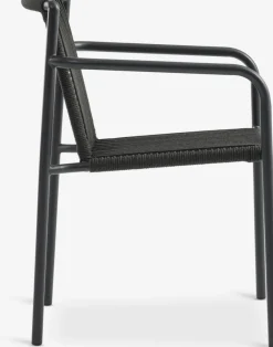 Hot MADERUP + KRISTIANSTADMesa MADERUP L150 negro + 4 sillas KRISTIANSTAD verde Conjuntos Mesa Y Sillas De Jardín