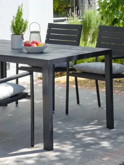 Hot MADERUPMesa de jardín MADERUP A90xL150 negro Mesas De Jardín