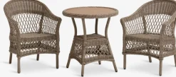Clearance MAGLEBJERGMesa MAGLEBJERG Ø70 + 2 sillas MAGLEBJERG natural Conjuntos Mesa Y Sillas De Jardín