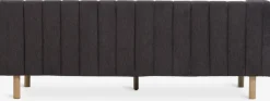 Clearance MAGLEBYSofá MAGLEBY 3 plazas tela marrón oscuro 2 Plazas|3 Plazas