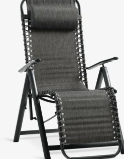 Discount MAKHOLMSillón relax MAKHOLM gris Sillas De Jardín|Sillas De Camping