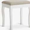 New MALLINGTaburete MALLING blanco/tela beis Sillas Plegables Y Taburetes