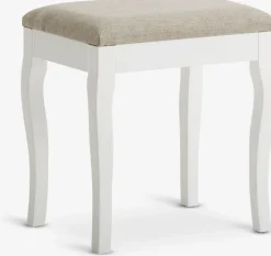 New MALLINGTaburete MALLING blanco/tela beis Sillas Plegables Y Taburetes