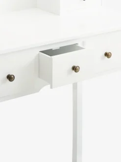New MALLINGTocador MALLING con espejo y 5 cajones blanco Consolas|Consolas