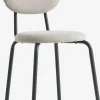 Sale MALTSilla de comedor MALT tela arena/negro Sillas De Comedor