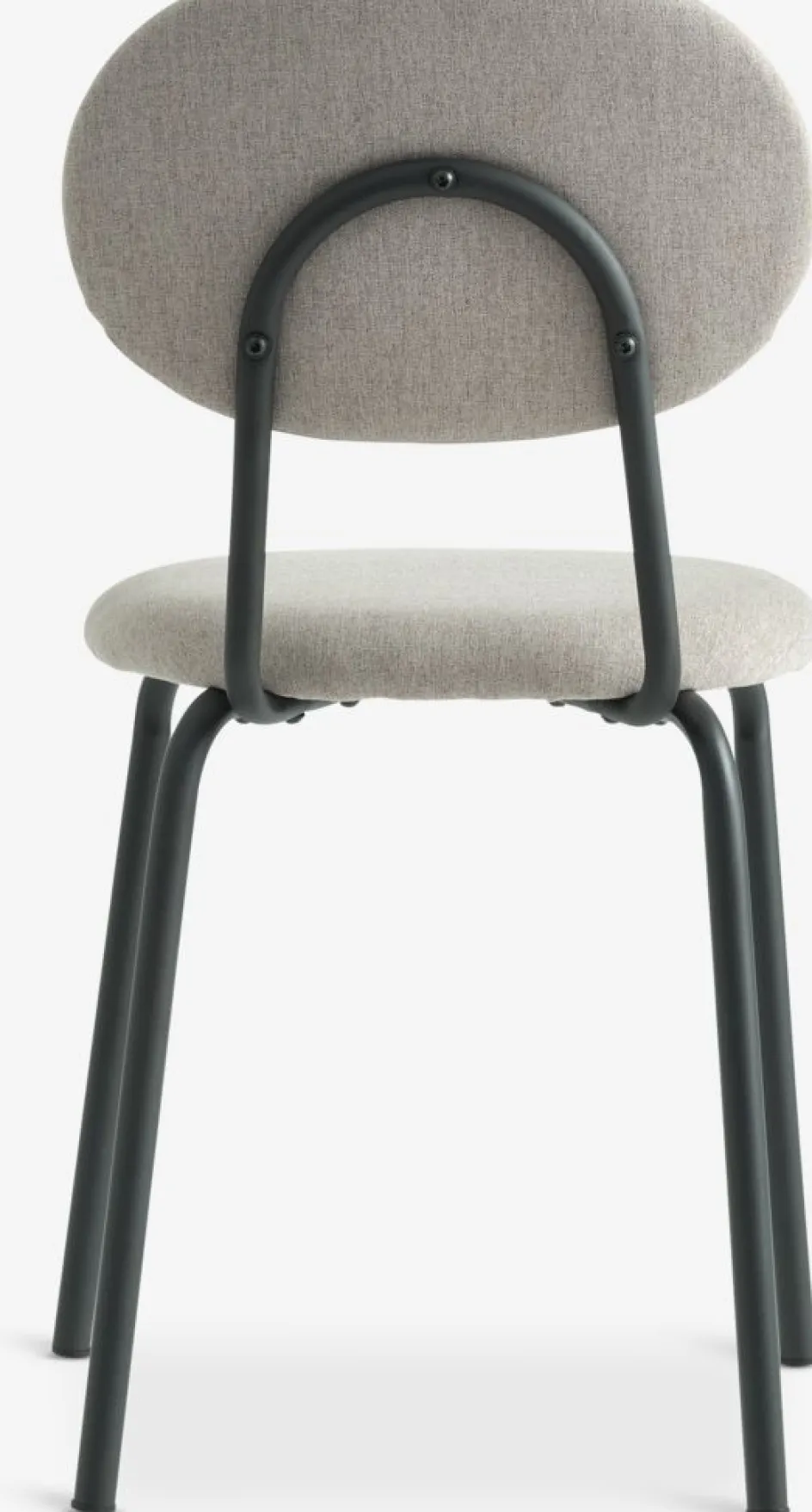 Sale MALTSilla de comedor MALT tela arena/negro Sillas De Comedor