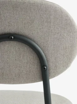 Sale MALTSilla de comedor MALT tela arena/negro Sillas De Comedor