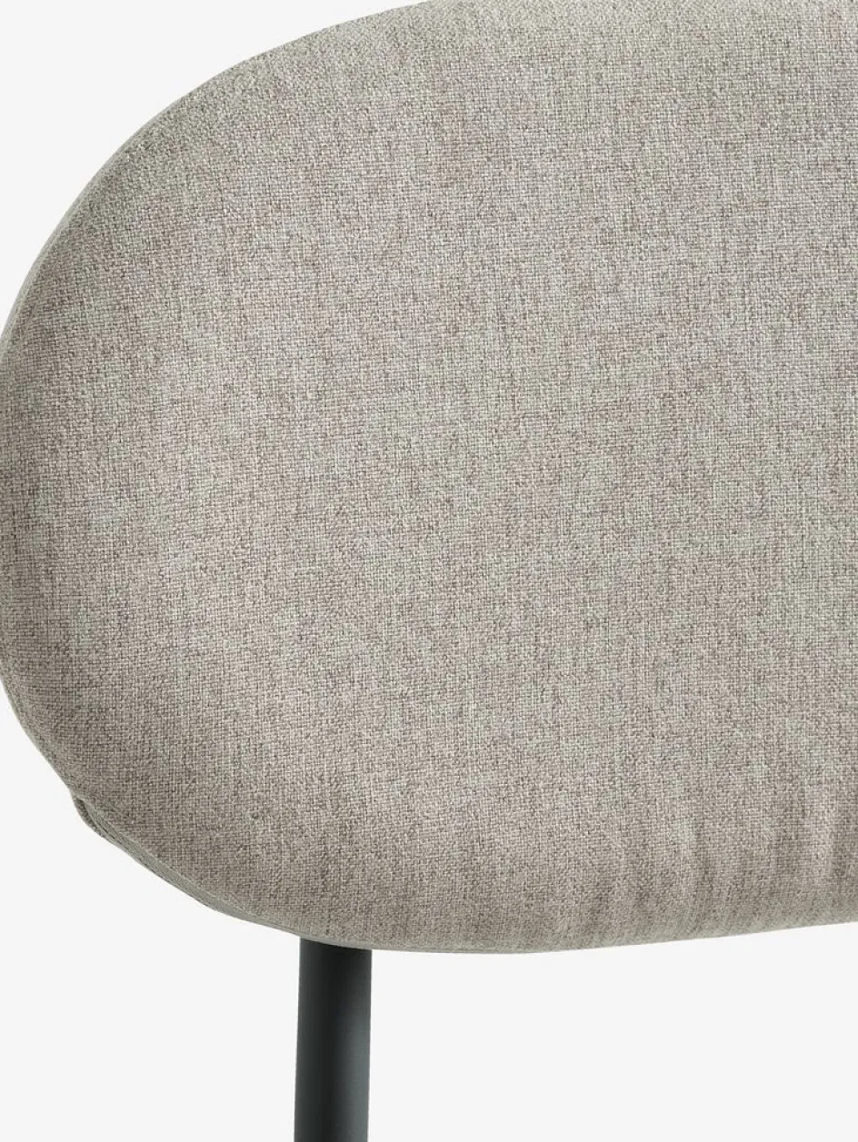 Sale MALTSilla de comedor MALT tela arena/negro Sillas De Comedor