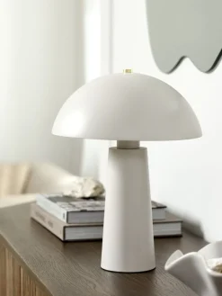 MARKUSLámpara de mesa MARKUS Ø27xA35cm gris Lámparas