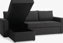 Clearance MARSLEVSofá cama con chaise longue MARSLEV tela Sofás Cama|Sofás Cama
