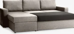 Clearance MARSLEVSofá cama con chaise longue MARSLEV tela Sofás Cama|Sofás Cama