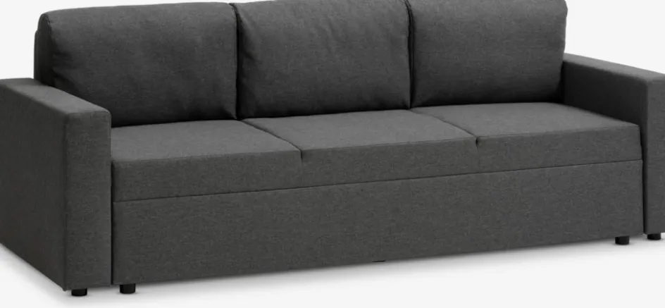 Sale MARSLEVSofá cama MARSLEV 3 plazas tela gris oscuro Sofás Cama|Sofás Cama
