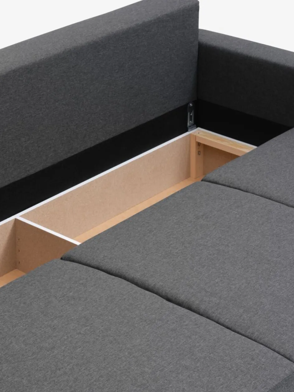 Sale MARSLEVSofá cama MARSLEV 3 plazas tela gris oscuro Sofás Cama|Sofás Cama