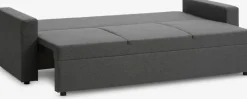 Sale MARSLEVSofá cama MARSLEV 3 plazas tela gris oscuro Sofás Cama|Sofás Cama