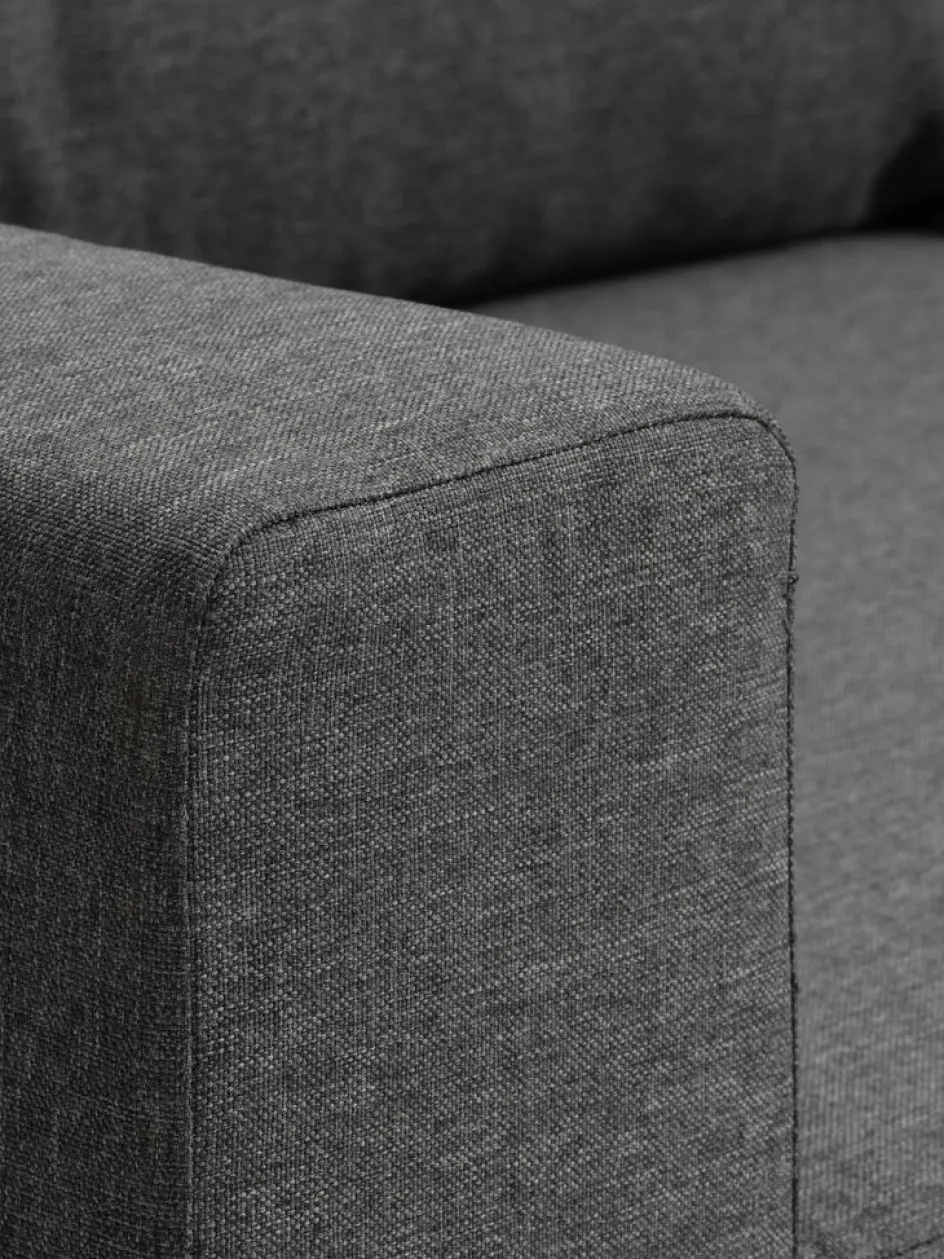Sale MARSLEVSofá cama MARSLEV 3 plazas tela gris oscuro Sofás Cama|Sofás Cama