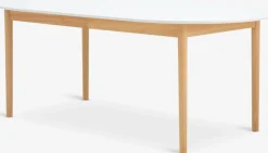 MARSTRANDMesa de comedor MARSTRAND 100x200/280 blanco/natural Mesas De Comedor