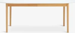 MARSTRANDMesa de comedor MARSTRAND 100x200/280 blanco/natural Mesas De Comedor