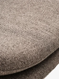 Outlet MELBYSilla de comedor MELBY tela marrón claro/negro Sillas De Comedor